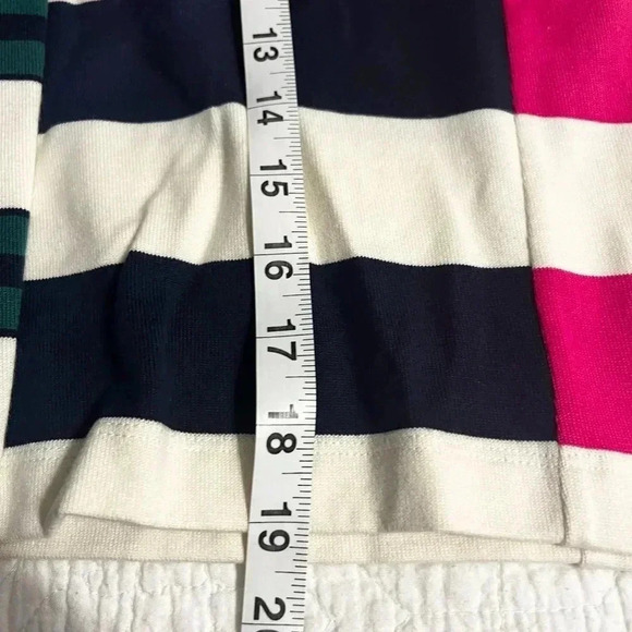 Vineyard Vines Polo Shirt Girls Rugby Pink Green Long Sleeve NWT Size Large - Picture 7 of 12